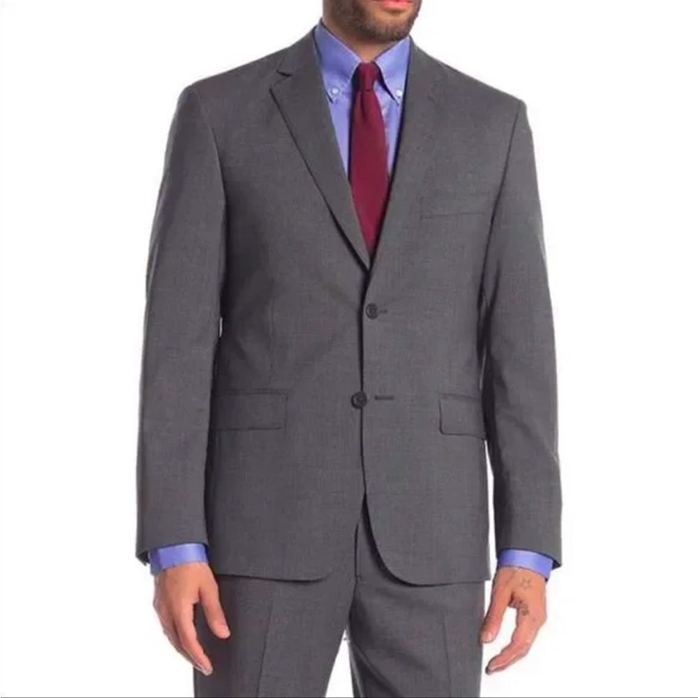NWT JB Britches Gray Wool Logan Blazer sz 42R